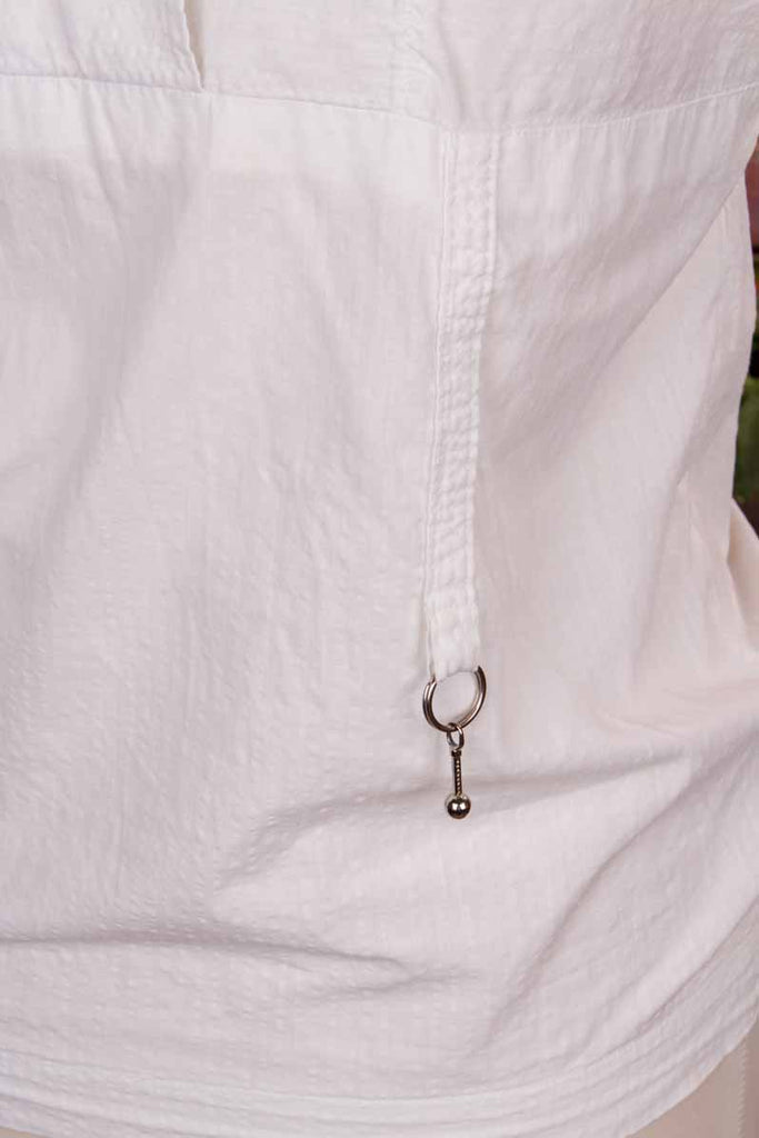 80er Jahre Top weiß