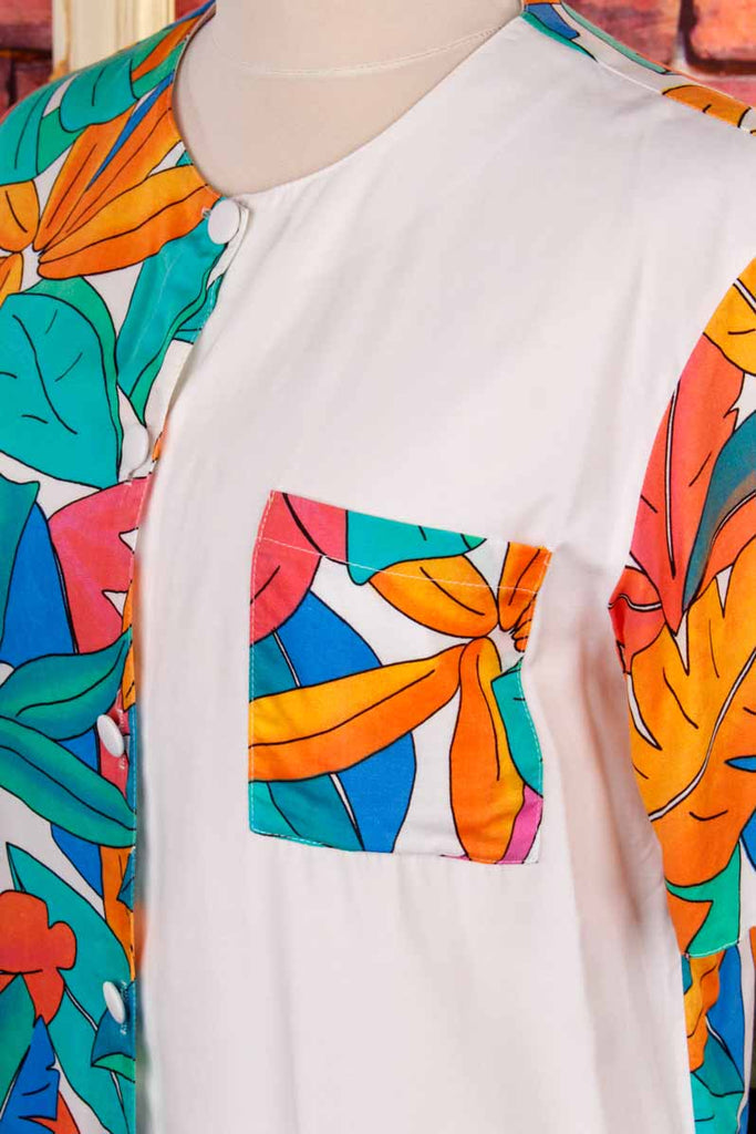 Viskose Sommertop Hawaiimuster