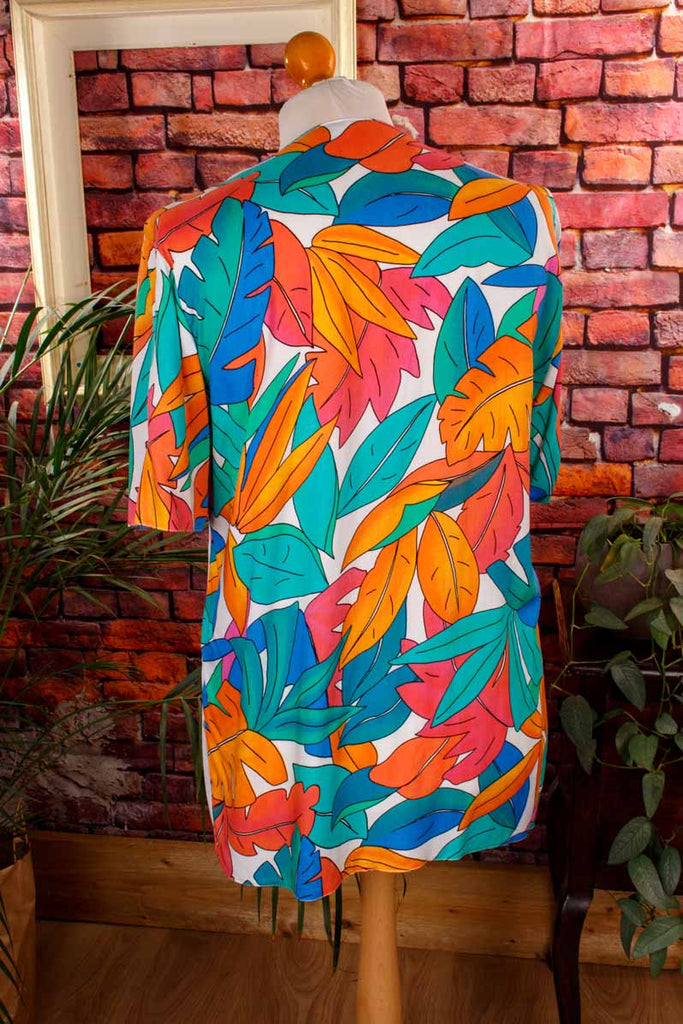 Viskose Sommertop Hawaiimuster