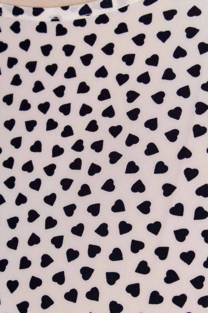 Süße Herzchen Bluse Top