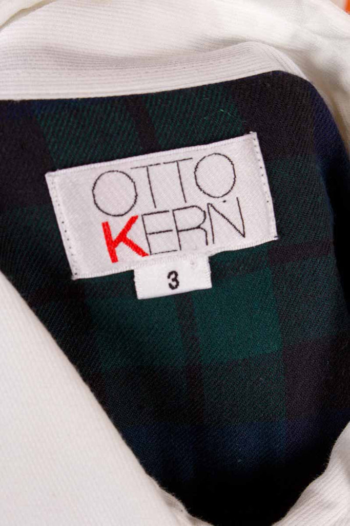 elegante Smokingbluse kariert