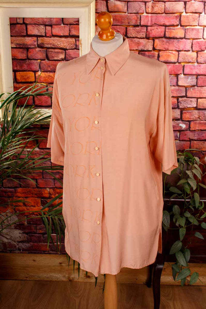 Langbluse apricot Viskose