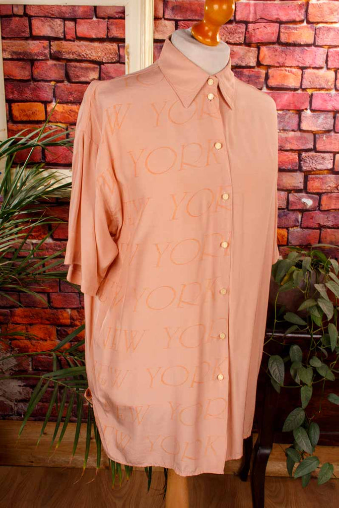 Langbluse apricot Viskose