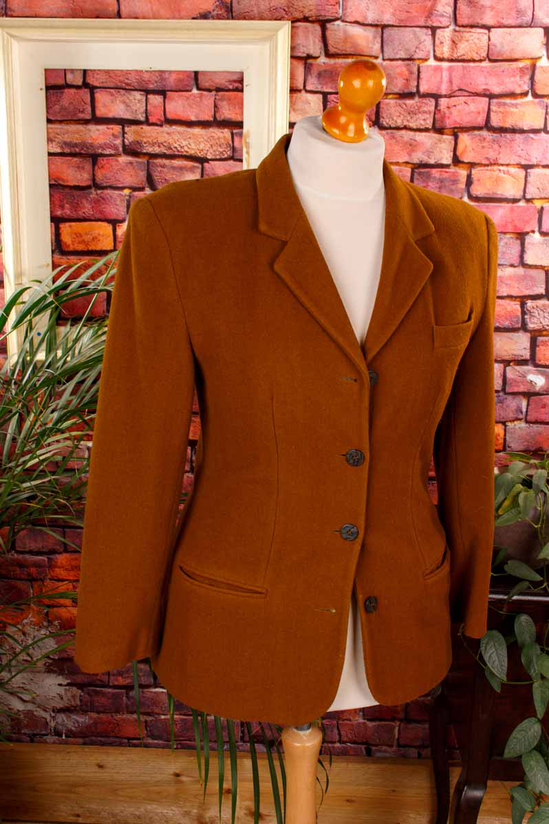 rehbrauner Blazer Cashmere-Mix
