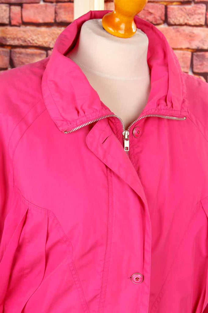 pinker 80er Jahre Anorak