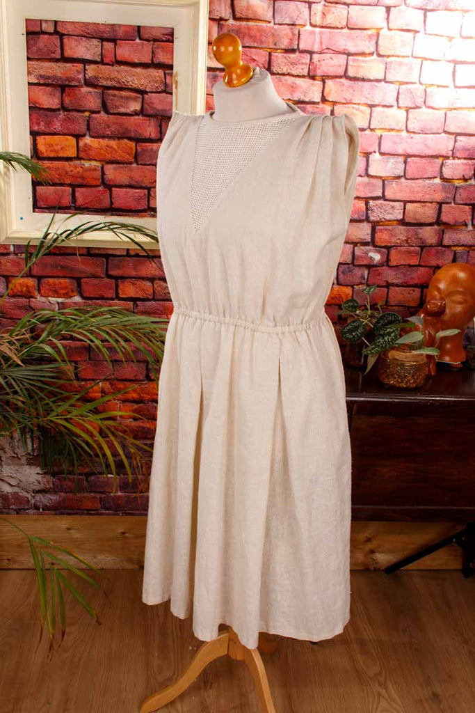 Boho Kleid Leinenlook