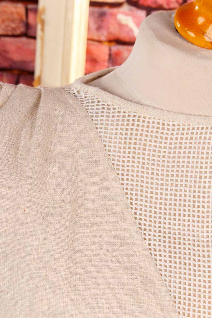 Boho Kleid Leinenlook