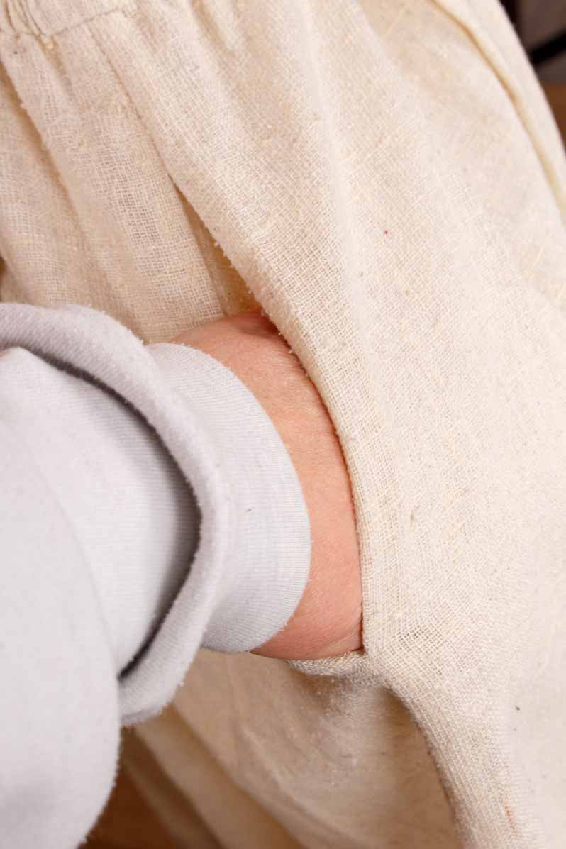 Boho Kleid Leinenlook