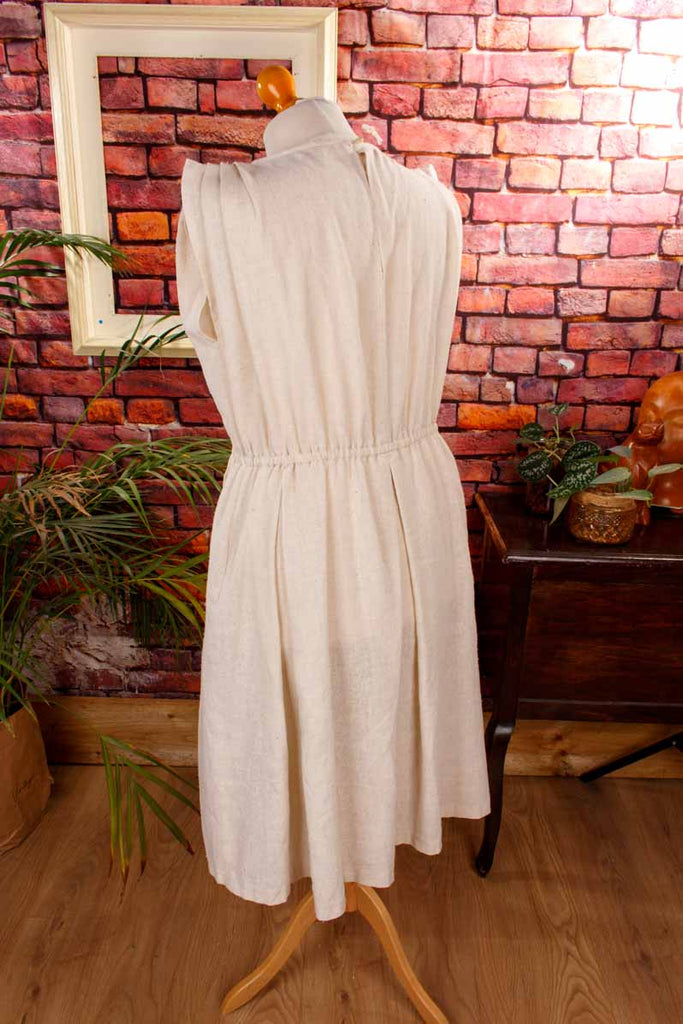 Boho Kleid Leinenlook