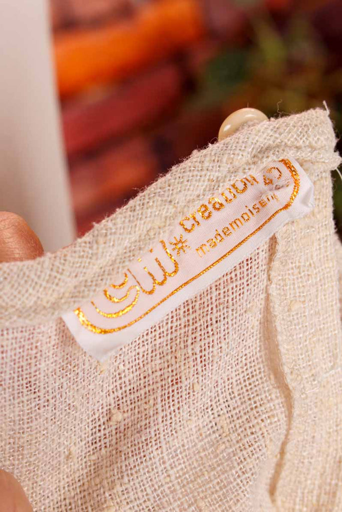 Boho Kleid Leinenlook