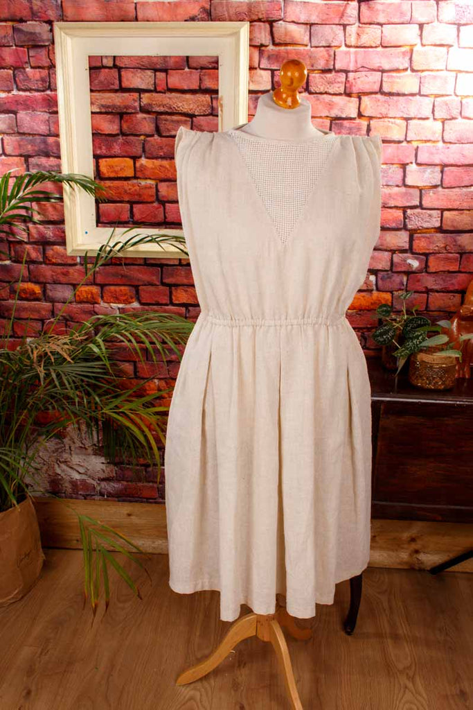 Boho Kleid Leinenlook