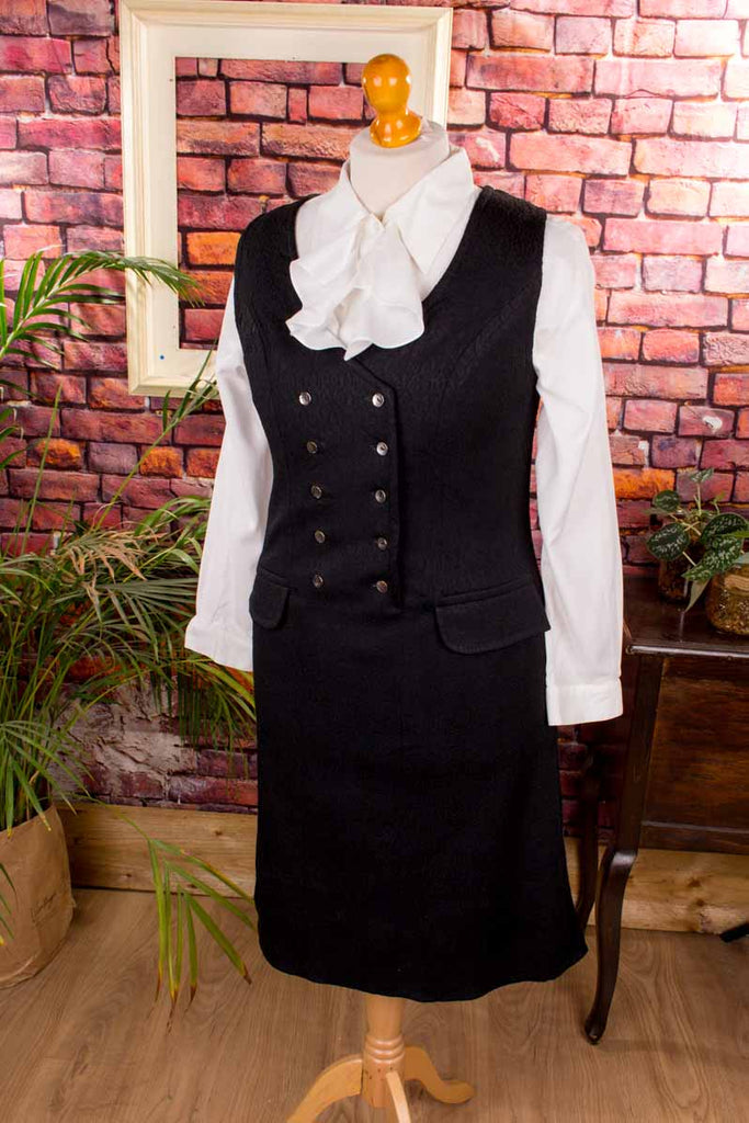 60s Schlager Kleid schwarz