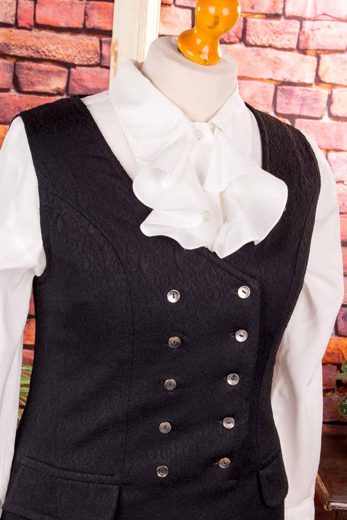 60s Schlager Kleid schwarz