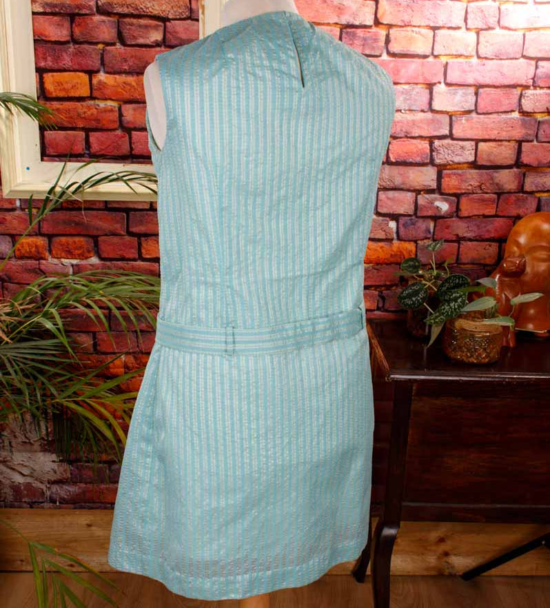 60s Flapper Stil Kleid türkis