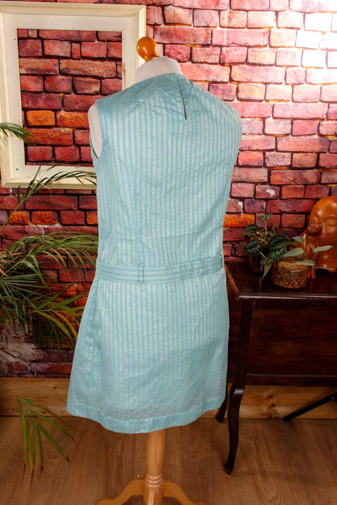 60s Flapper Stil Kleid türkis