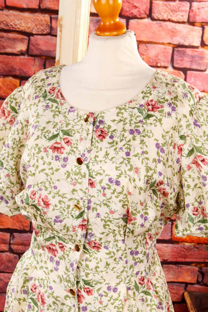 Boho Seidenkleid Millefleurs