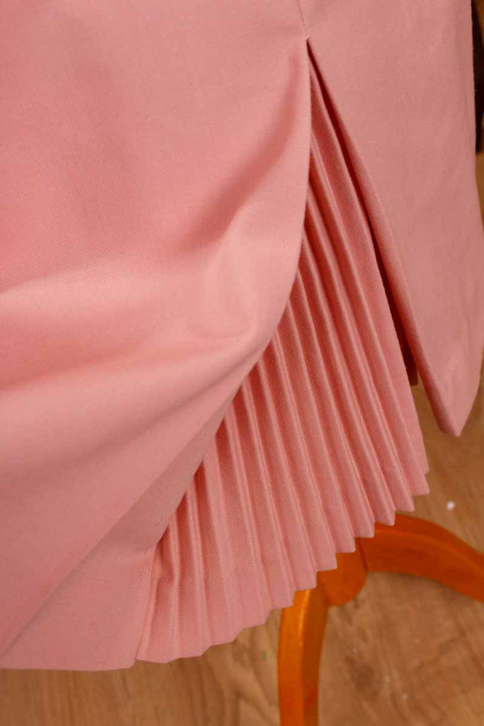 Bleistiftrock rosa Wollmix