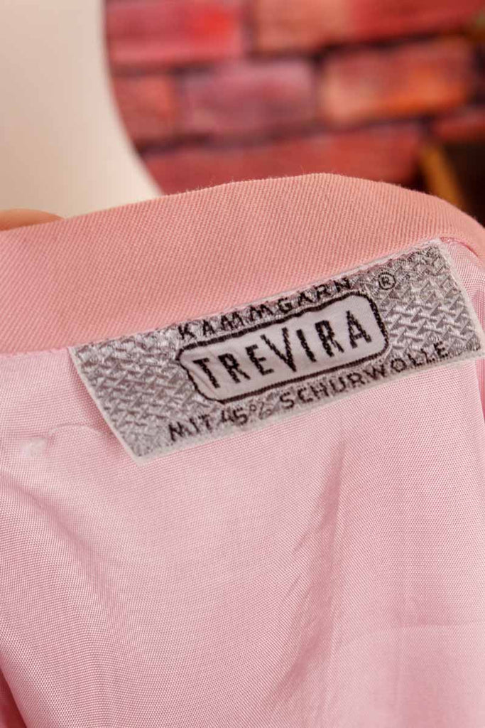 Bleistiftrock rosa Wollmix