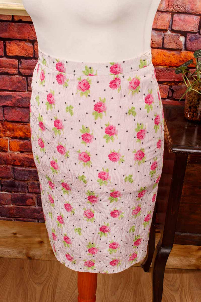 ESACADA Seidenrock rosa Rosen