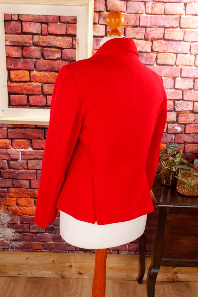 Wolle Kurzblazer rot