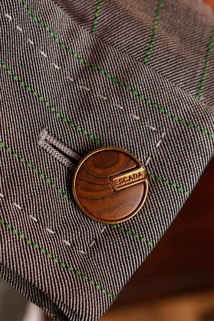 ESCADA Wolle-Seide Blazer grau