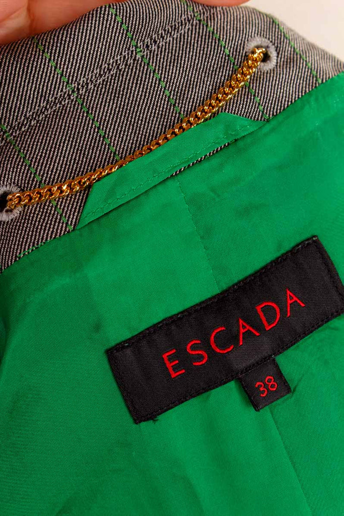 ESCADA Wolle-Seide Blazer grau