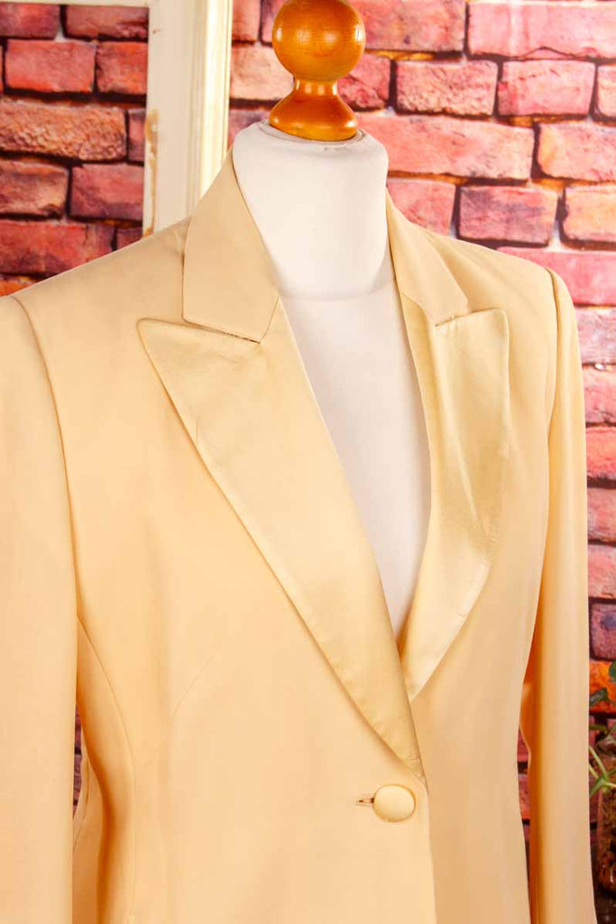 Langblazer vanille Wolle