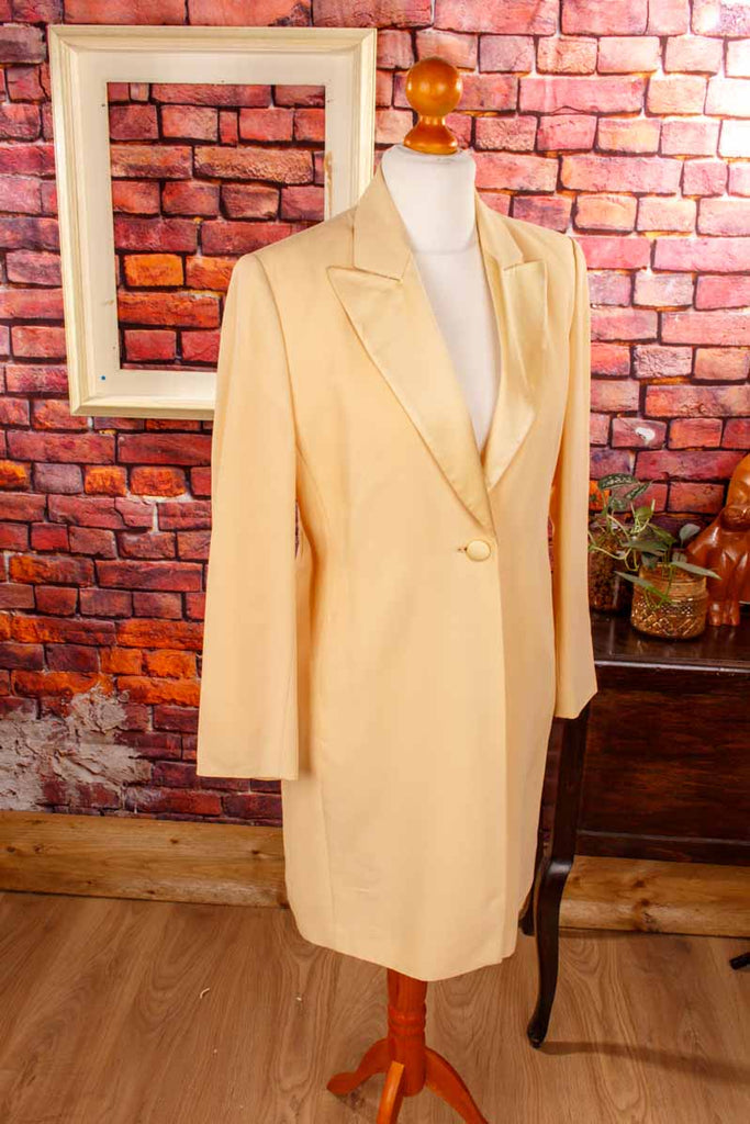 Langblazer vanille Wolle