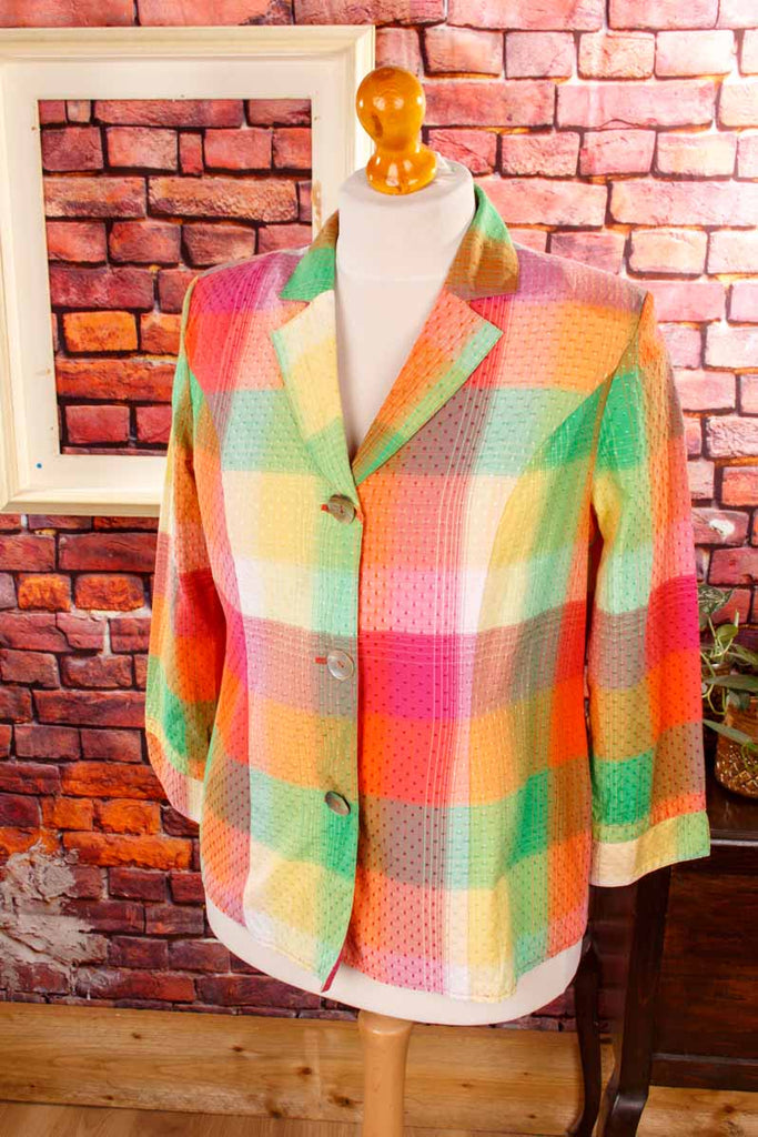 Regenbogen Blazer bunt