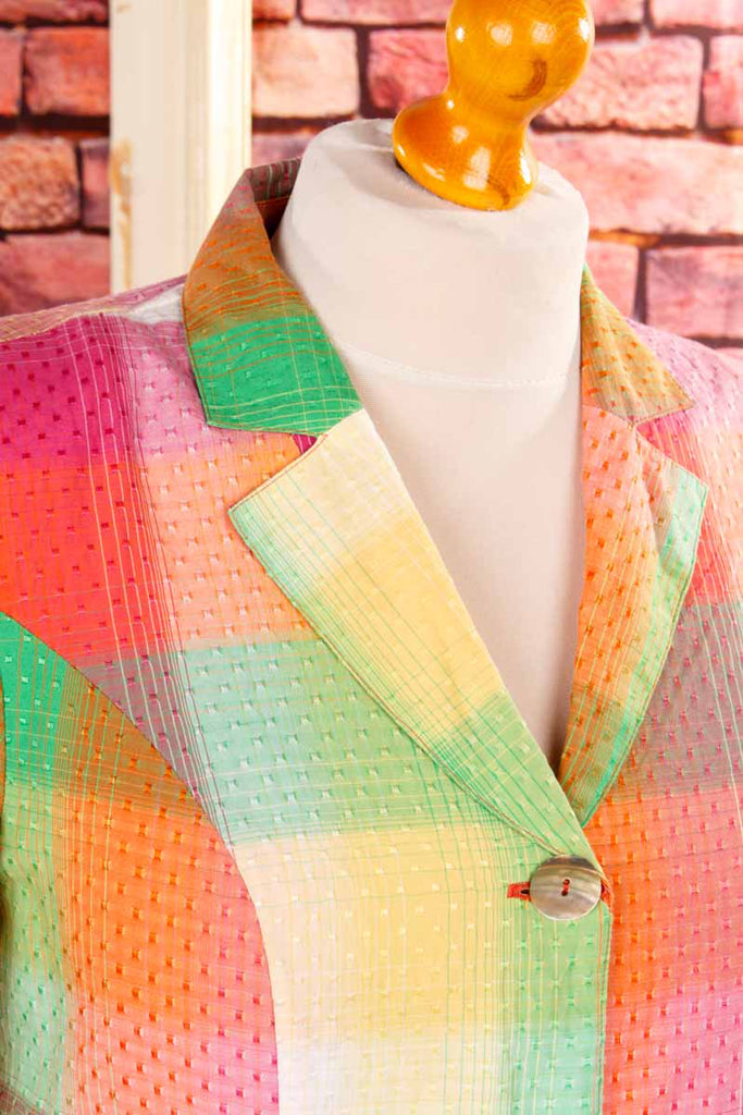 Regenbogen Blazer bunt