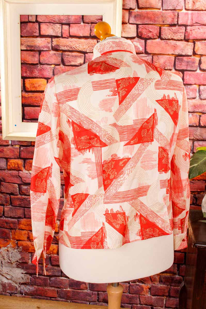 70s Disco Bluse pink