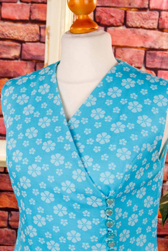 Rockabella Wickelkleid türkis