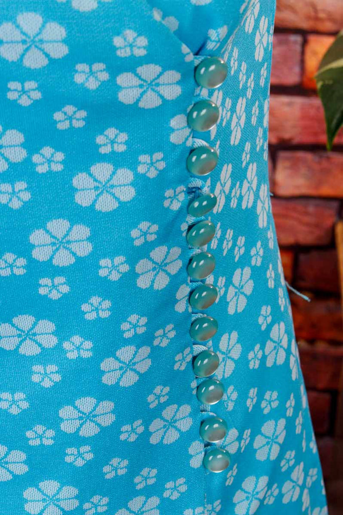 Rockabella Wickelkleid türkis