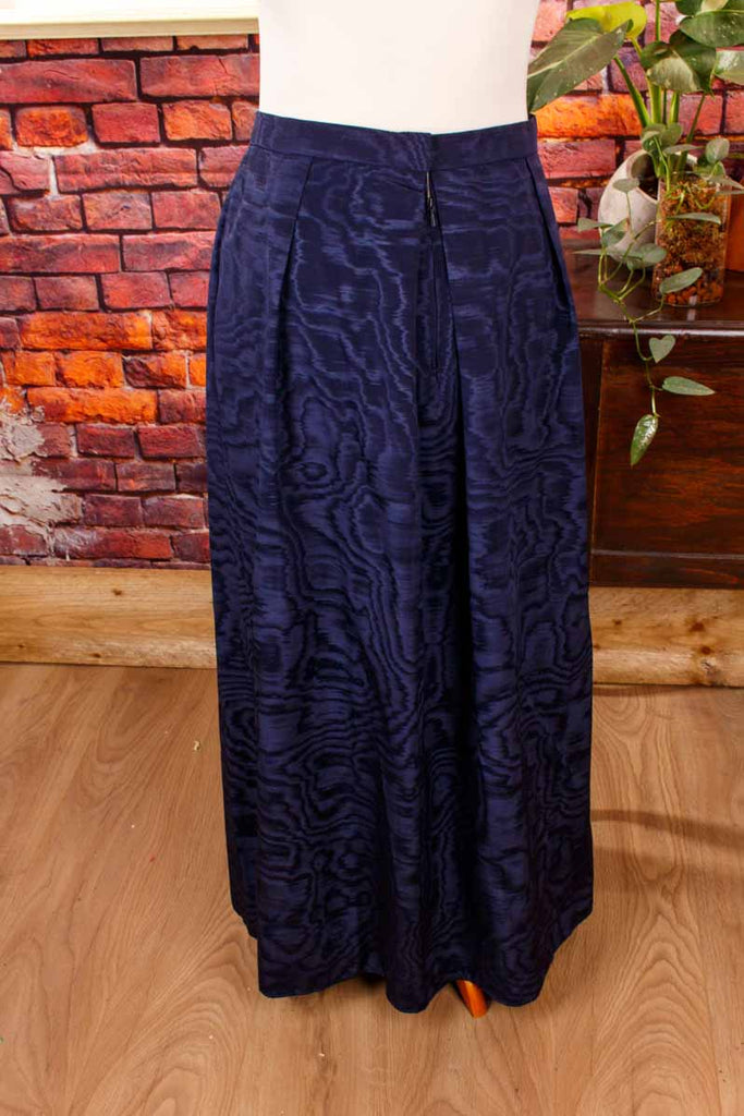 langer Taftrock nachtblau