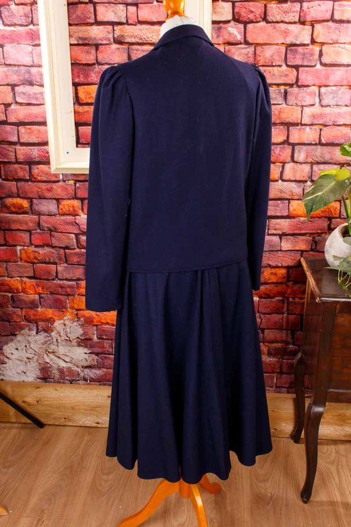 Wolle Blazer marineblau