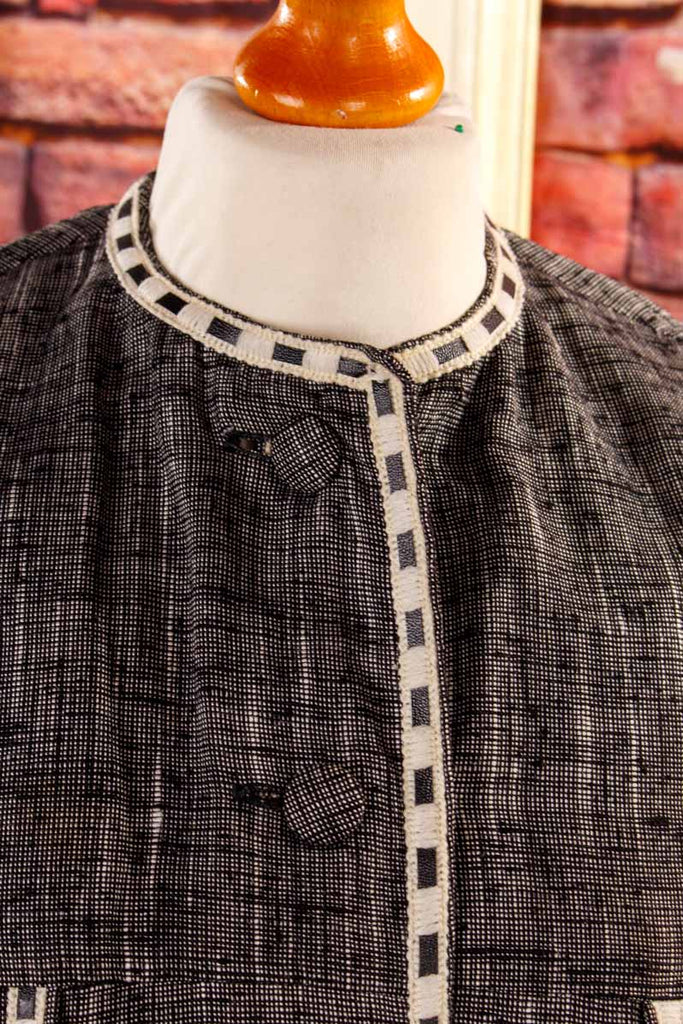 Vintage Kostüm grau meliert