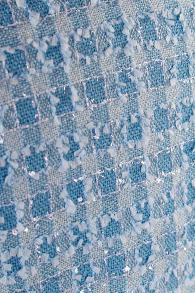 Kostümjacke blau Glitzer