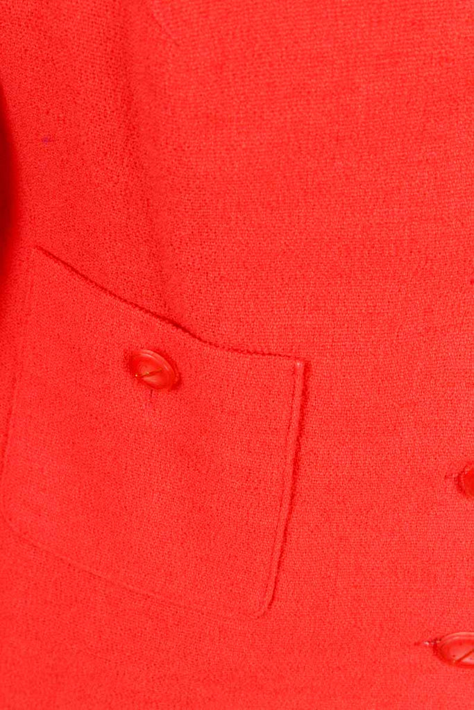 Vintage Wolle Kostüm apricot