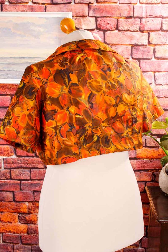 50er Jahre Jäckchen orange