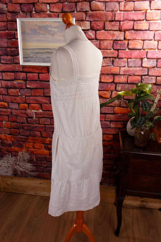 antikes Nachthemd weiß Spitze