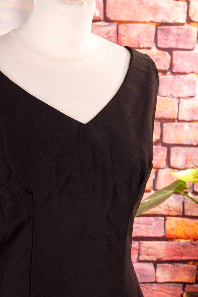 60s Wollkleid + Bolero schwarz