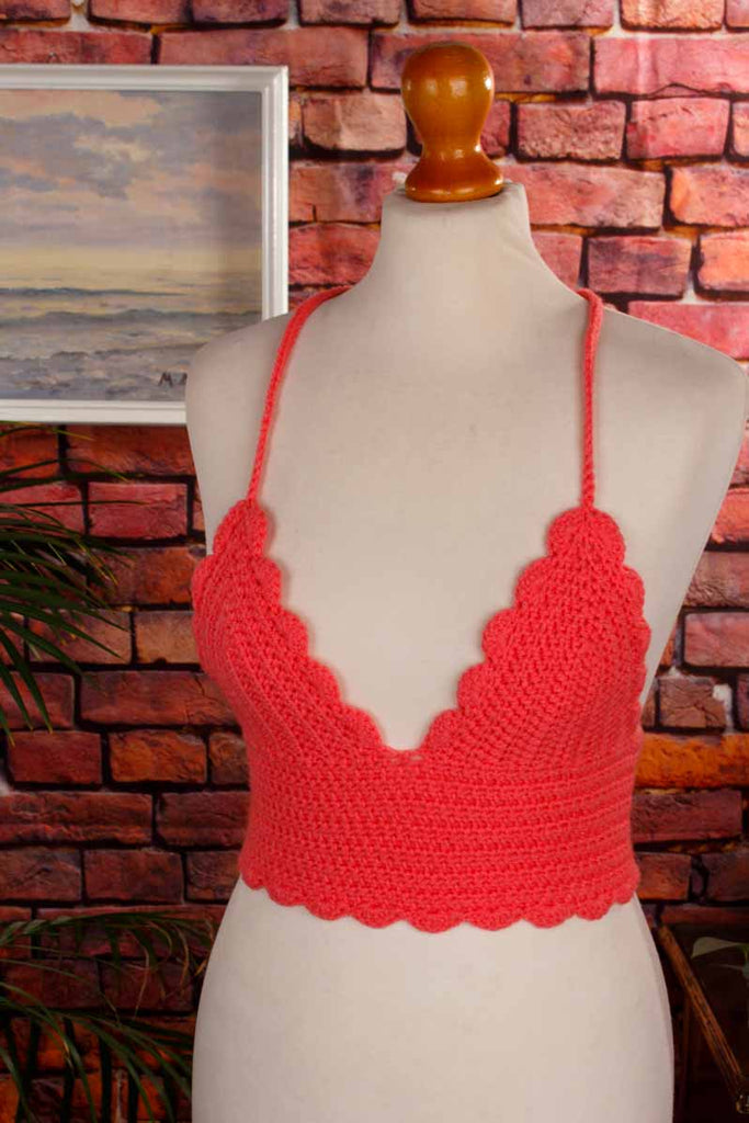 Sexy Häkeltop apricot