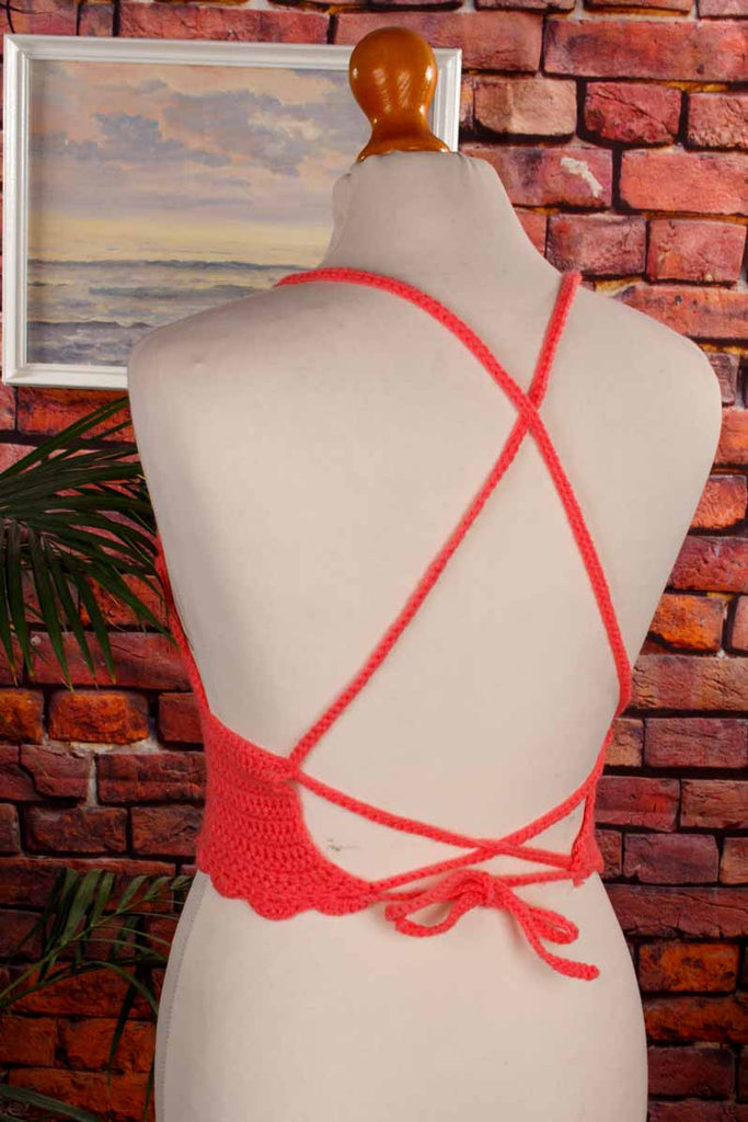 Sexy Häkeltop apricot