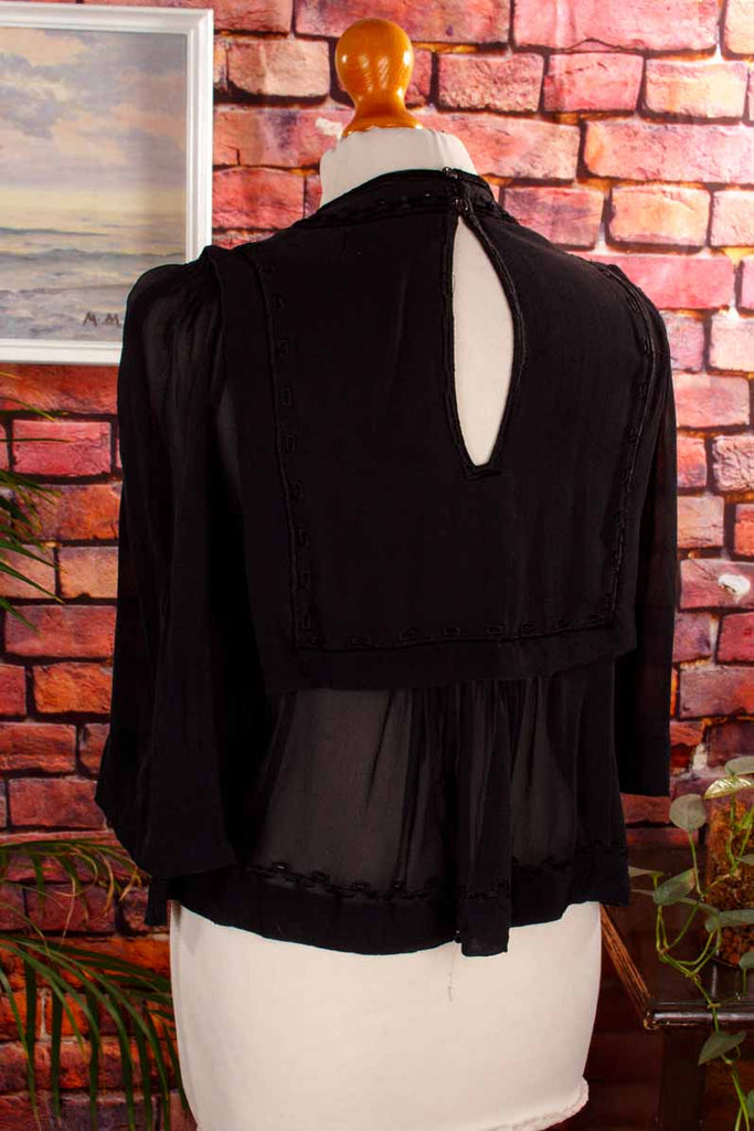 Isabel Marant Seidentop schwarz