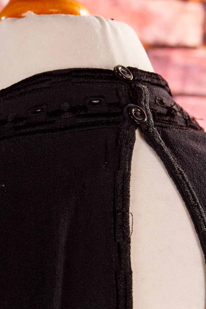 Isabel Marant Seidentop schwarz