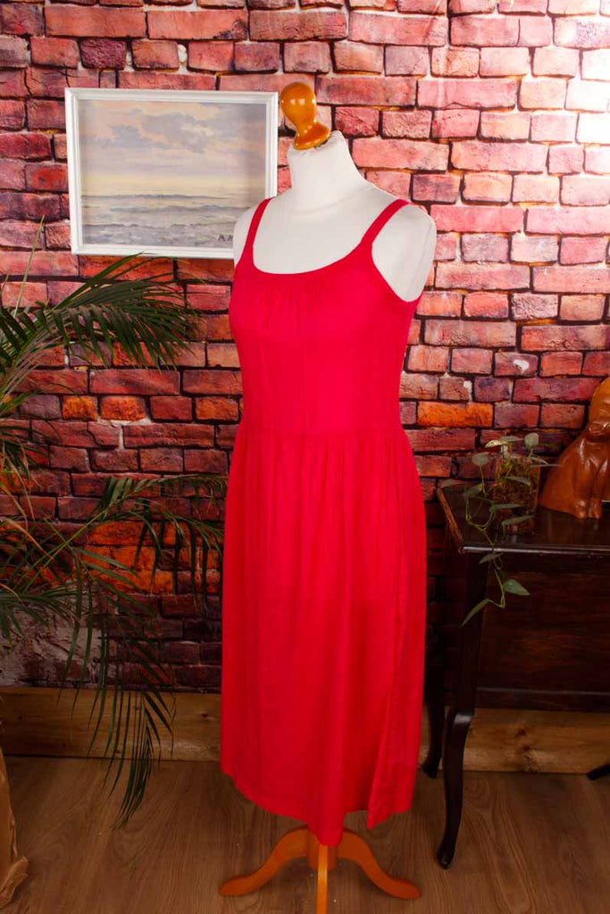 Sommerkleid himbeerrot