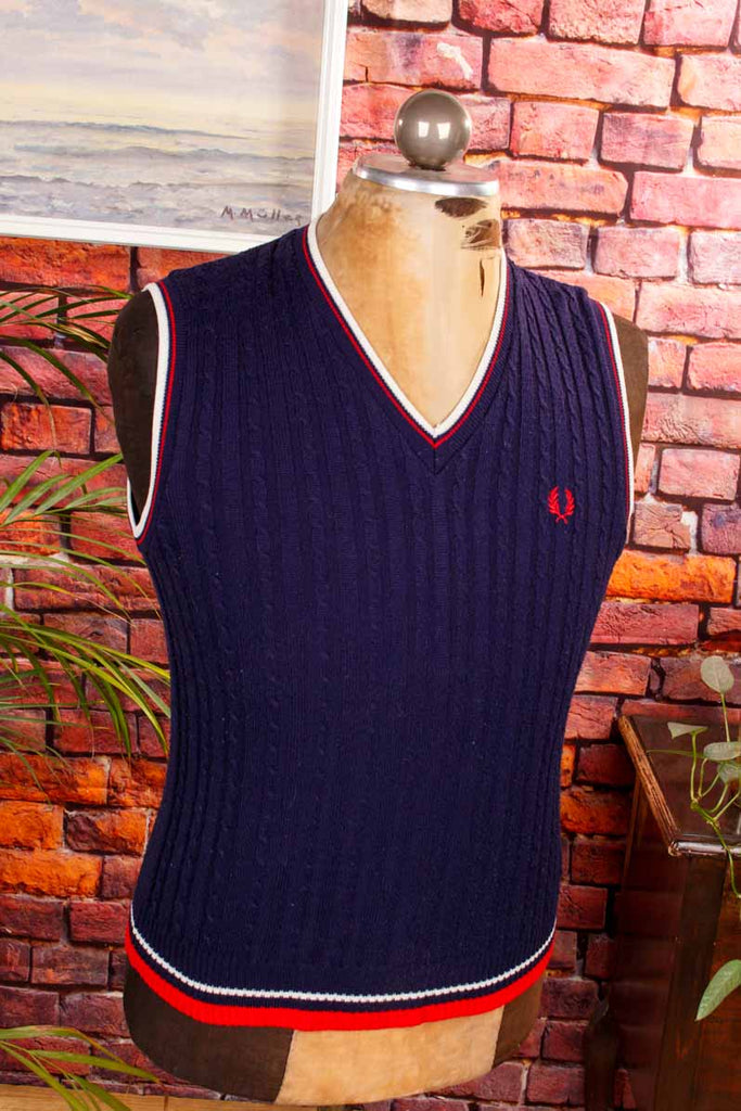 Fred Perry Pullunder blau