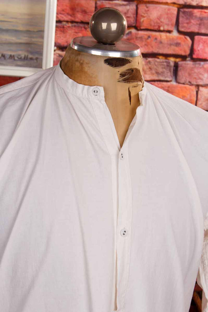 antikes Unterhemd weiß Leinen