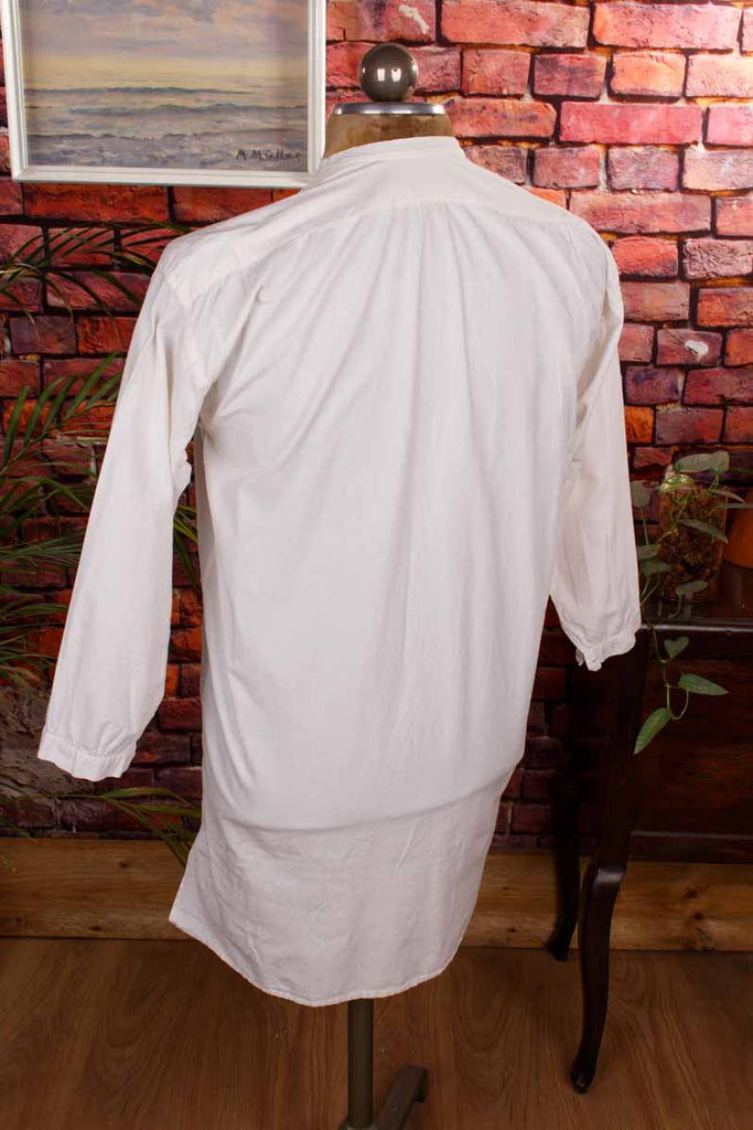 antikes Unterhemd weiß Leinen