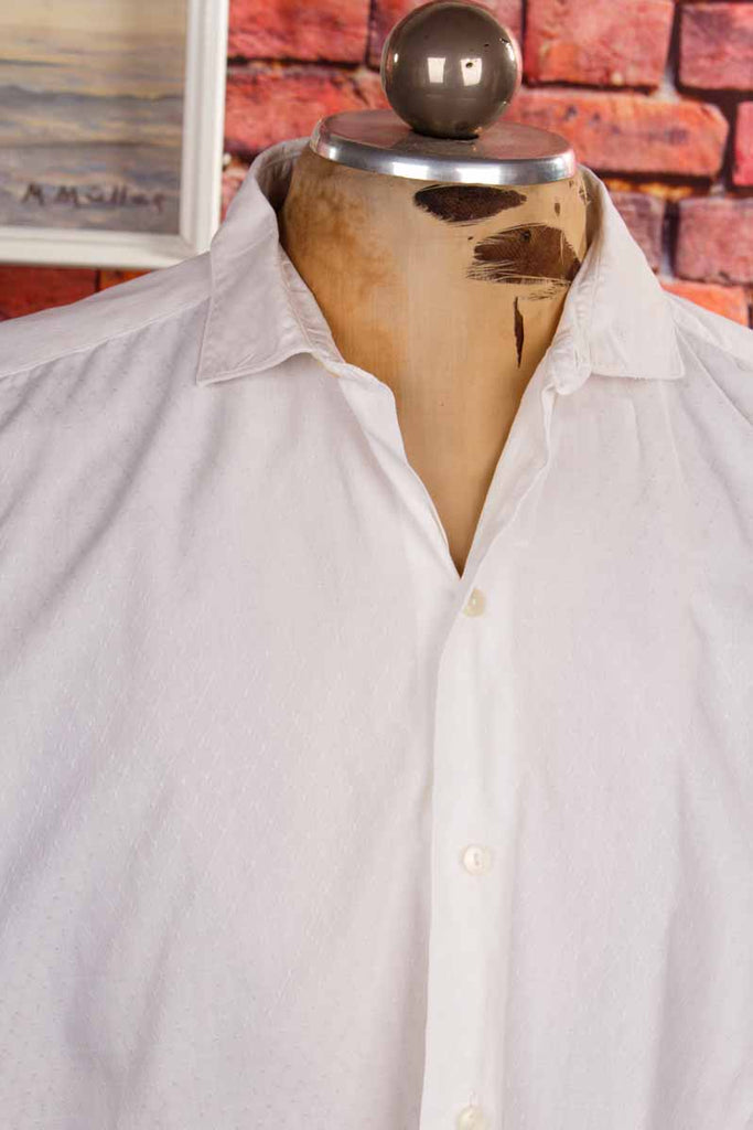 Herrenhemd weiß Manschetten